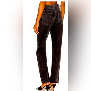 Agolde Black Criss Cross Jeans